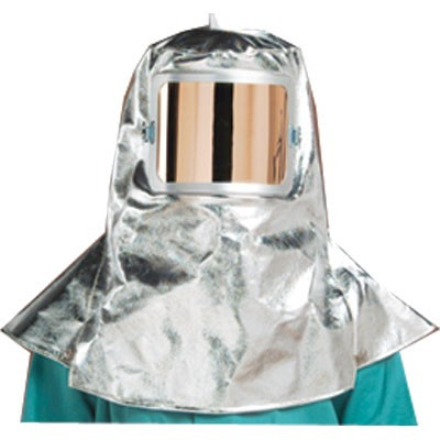 Chicago Protective Apparel Fire Hood, 19 oz Aluminized Para Aramid
