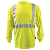 OccuNomix Hi-Vis Yellow Class 2 Long Sleeve Shirt, SKU#LUX-LST2