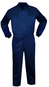 Steel Grip NBU9-9300-B01 Coveralls, 9 oz Navy Indura Fabric, Arc Rating 12.4 cal/cm², Zipper Leg Opening, Category 2 Hazard Risk