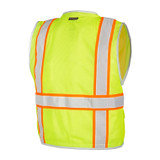 Kishigo Premium Brilliant Series Heavy Duty Safety Vest, ANSI Class 2, Hi-Viz Yellow | Mfg #1510