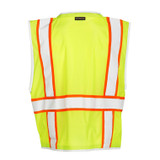 Kishigo Premium Brilliant Series Heavy Duty Safety Vest, ANSI Class 2, Hi-Viz Yellow | Mfg #1510