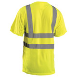 OccuNomix Hi-Vis Yellow Class 3 T-Shirt, Moisture Wicking, SKU# LUX-SSETP3