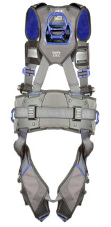3M DBI Sala ExoFit X300 Construction Style Positioning Full Body Harness, Aluminum D-Ring, belt with pad and side D-rings