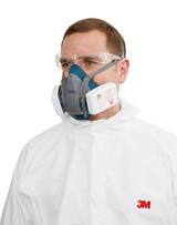3M 6500QL Series Reusable Half Face Mask Respirator with Quick Latch