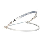 MSA V-Gard Heavy Duty Aluminum Metal Frame for MSA FULL BRIM Hard Hats, Mfg# 10176739