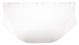 MSA V-Gard® Visors for General Purpose, Clear Polycarbonate, Contoured, 9.5" x 17" x .04", Mfg# 10115863