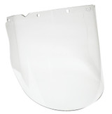 MSA V-Gard® Heavy Duty Visor with High Performance Anti-Fog and Anti-Scratch Coating, Molded, Clear, 10.375" x 17" x 0.98", Mfg# 10115853