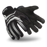 HexArmor 4032 Chrome Core Mechanics Glove,  ANSI/ISEA Cut A8 SuperFabric, Black, Sold In Pairs 
