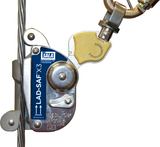 3M DBI Sala 6160054 Lad-Saf X3 Detachable Cable Sleeve, With Carabiner, Cam and Inertial Locking, Fits 3/8" (9.5 mm) diameter 1x7 or 7x19 solid core cable