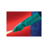 Ansell® Solvex® 37-185 Green Nitrile Chemical Gloves, 18" Elbow Length, 22 mil thickness, Unlined, 1 Pair/Pkg