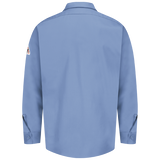 Bulwark FR SEW2LB Work Shirt, Light Blue, EXCEL FR®  7 oz. 100% Cotton