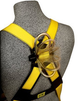 3M DBI-SALA® Delta™ Construction Style Positioning Harness, Tech-Lite Quick Connect Buckles, Back & Side D-Rings