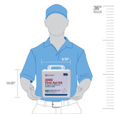 First Aid Only 50 Person Bulk First Aid Kit, ANSI Class B , Type III, Weatherproof Plastic Case, Wall Mount