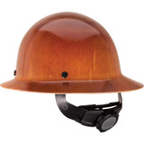 MSA Skullgard® 475407 Protective Hard Hat, Full Brim, Natural Fiber Tan, Standard Size 6 1/2" - 8" Fas-Trac III Ratchet Suspension
