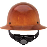 MSA Skullgard® 475407 Protective Hard Hat, Full Brim, Natural Fiber Tan, Standard Size 6 1/2" - 8" Fas-Trac III Ratchet Suspension