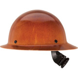 MSA Skullgard® 475407 Protective Hard Hat, Full Brim, Natural Fiber Tan, Standard Size 6 1/2" - 8" Fas-Trac III Ratchet Suspension