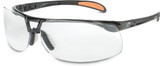 Uvex Protégé S4200HS Safety Eyewear, Black Frame with Clear HydroShield Anti-Fog Lens