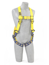 3M DBI Sala® Delta™ 1102000 Vest Style Full Body Harness, Back D-Ring, Universal Size