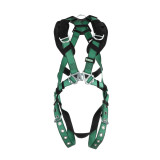 MSA V-FORM™ Full Body Harness with Back & Shoulder D-Rings, Tongue Buckle Leg Straps