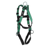 MSA V-FORM™ Full Body Climbing/Positioning  Harness with Back, Chest & Hip D-Rings, Qwik-Fit Leg Straps 
