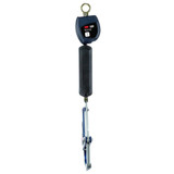 3M DBI Sala 3100542 Nano-Lok Single Leg, 6 ft. Self Retracting Life Line, ANSI Class 1, No Connector, Comfort Grip Hook at Leg End