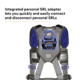 3M™ DBI-SALA® ExoFit X300 Comfort Construction Positioning Harness with Back and Side D-Rings, Shoulder, Back and Leg Padding
