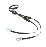 MSA V-SERIES Arc Flash, Shock Absorbing, Twin Leg, Adjustable Lanyard with 36C Small Snaphooks  | Mfg # 10199062