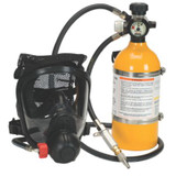 MSA PremAire Cadet Escape 10-Minute Aluminum Cylinder with Medium Facepiece Respirator, Hansen Fittings, Hazmat