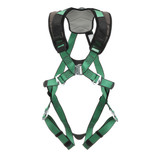 MSA V-FORM+™ Full Body Harness with Shoulder Padding, Back D-Ring, Quick Connect Leg Buckle