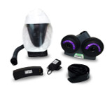 MSA 10214805 Optimair TL PAPR Complete Kit with Low Profile Hood, Extended Battery and Two P100 HEPA Filters