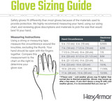 HexArmor Chrome SLT 4062 Leather Gloves with Extended Cuff, ANSI Cut Level A5