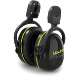 HexArmor K2M Mechanical Earmuffs for use with Ceros™ XP Mechanical Face Shield Kit, 25 dB NNR