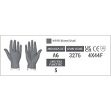 HexArmor Helix® 2076 Cut Level A6 and Puncture Resistant Gloves with Polyurethane Coating, Sold per Pair