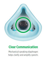 MSA Advantage® 900 Elastomeric Half-Mask Respirator with speaking diaphragm and no exhalation valve