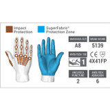 HexArmor 4012 EXT Rescue Glove, ANSI Cut Level A8 and Puncture Level 2