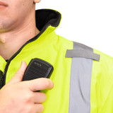 GAME 1320E Hi-Viz Class 3 Bomber Jacket with Black Bottom