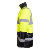 GAME 1865E Hi-Viz Class 3 Parka with Black Bottom