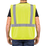 GAME I-70 Hi-Viz Solid Polyester Class 2 Vest with Velcro Front Closure