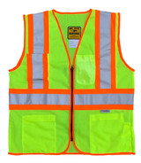 GAME I-85 Hi-Viz MESH Class 2 D.O.T. Vest with Pockets
