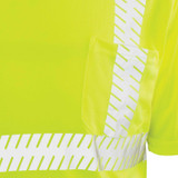 GAME 235R Hi-Viz Hydro-Wick Class 2 Deluxe Shirt,  2" Segmented Reflective Tape