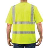 GAME 235R Hi-Viz Hydro-Wick Class 2 Deluxe Shirt,  2" Segmented Reflective Tape