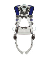 3M DBI-SALA ExoFit X100 Comfort Construction Positioning Safety Harness with Back and Hip D-Rings, Pass-through Chest Buckle, Tongue and Buckle Leg Straps