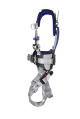 3M DBI-SALA ExoFit X100 Comfort Climbing/Positioning Safety Harness with Front, Back and Hip D-Rings, Pass-through Chest Buckle, Tongue and Buckle Leg Straps, 