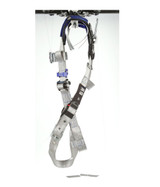 3M DBI-SALA ExoFit X100 Comfort Climbing Vest Safety Harness, Quick Connect Chest Buckle, Tongue and Buckle Leg Straps