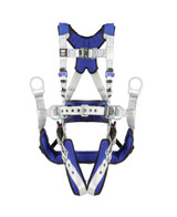 3M DBI-SALA ExoFit X100 Comfort Tower Climbing Safety Harness, Quick Connect Chest Buckle, Tongue and Buckle Leg Straps