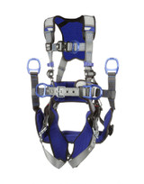 3M DBI-SALA ExoFit X200 Comfort Tower Climbing/Positioning Suspension Safety Harness with Quick Connect Chest Buckle, Quick Connect Padded Leg Straps