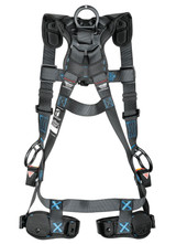 FallTech 8128B3D FT-One Full Body Harness with Back and Hip D-Rings, Tongue and Buckle Leg Straps