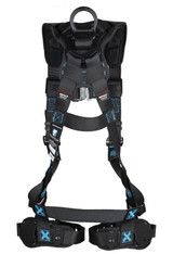 FallTech FT-One 8128BFD Full Body Climbing Harness with Front and Back D-Rings, Tongue and Buckle Leg Straps