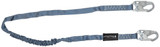 FallTech 8259 6ft Internal Energy Absorbing Lanyard, Single-leg with Steel Snap Hooks