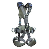 3M DBI-SALA ExoFit NEX Full Body Rope Access/Rescue Harness, Back/Front/Suspension D-Rings, Belt w/ Pad/Side D-Rings, Locking QC Leg Straps, Blue/Grey